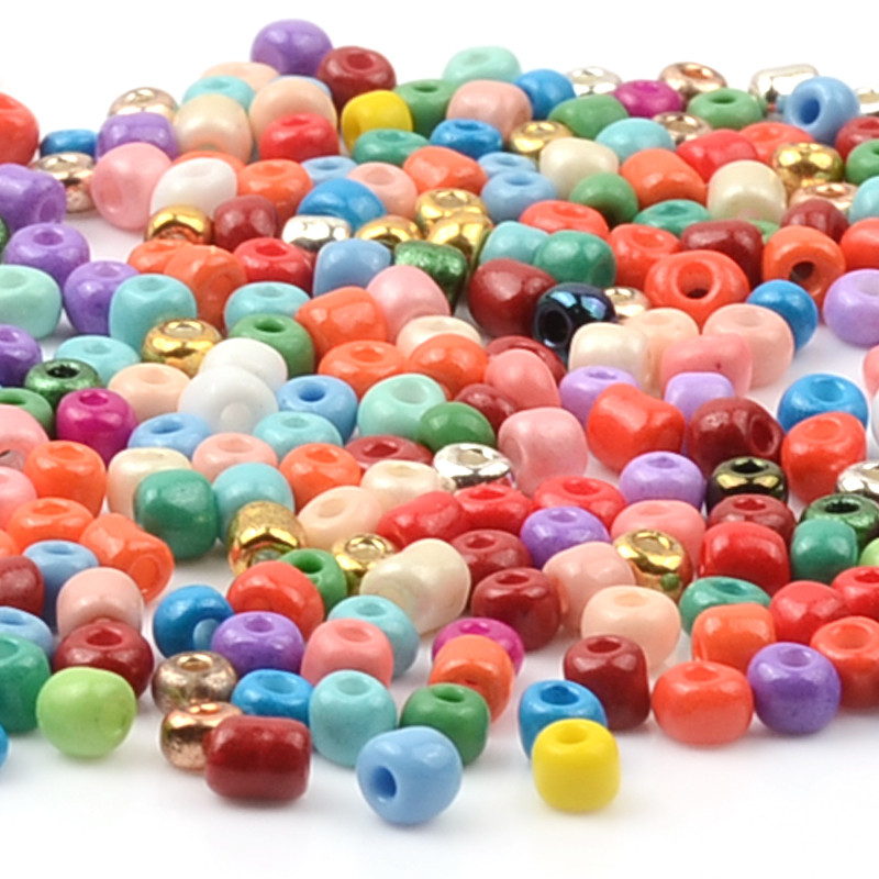 4 mm moevõlu Tšehhi klaasseemnehelmed DIY helmed ehete valmistamiseks Kõrvarõngaste käevõru kaelakee riided tarvikud tarvikud