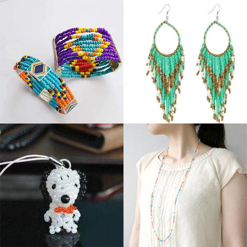 4 mm moevõlu Tšehhi klaasseemnehelmed DIY helmed ehete valmistamiseks Kõrvarõngaste käevõru kaelakee riided tarvikud tarvikud