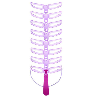 Uus 1 komplekti kulmude šabloonide kujundaja korduvkasutatav kulmutempli mall kulmude kujukomplekt silmailu ilu meigitööriistad tarvikud hulgimüük