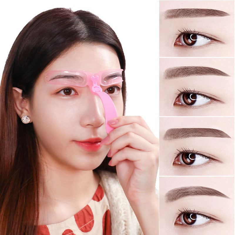 Uus 1 komplekti kulmude šabloonide kujundaja korduvkasutatav kulmutempli mall kulmude kujukomplekt silmailu ilu meigitööriistad tarvikud hulgimüük