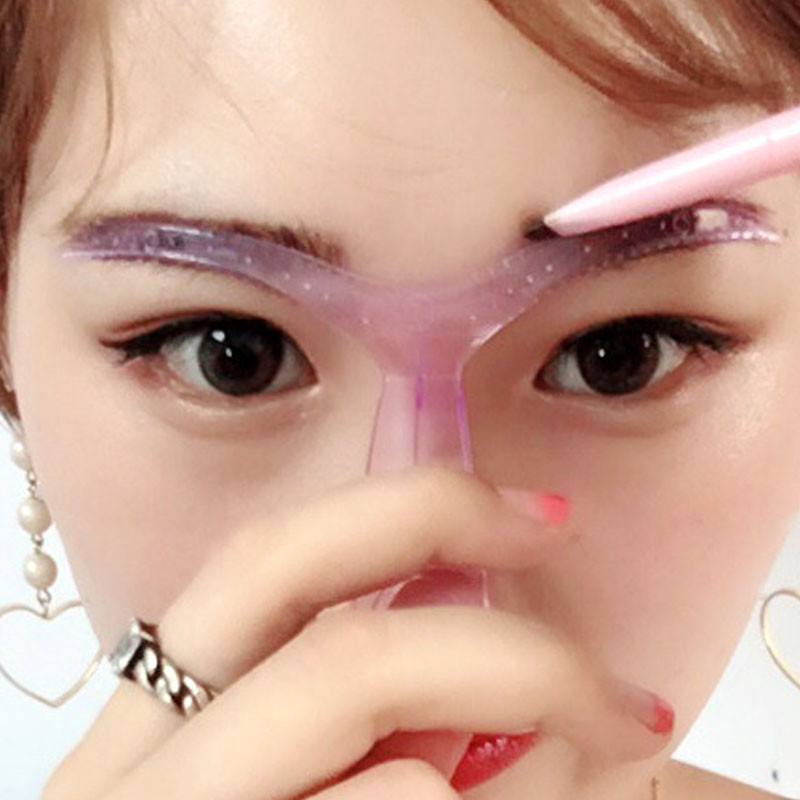 Uus 1 komplekti kulmude šabloonide kujundaja korduvkasutatav kulmutempli mall kulmude kujukomplekt silmailu ilu meigitööriistad tarvikud hulgimüük