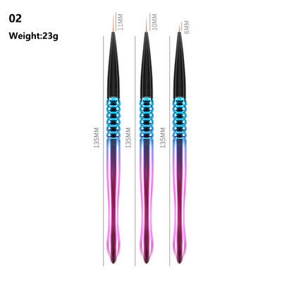 Χονδρική Πινέλο Βαφής Νυχιών για Μανικιούρ Ακρυλικό Στυλό Επέκτασης Γέλης UV για Βερνίκι νυχιών Βούρτσα Σχεδίου Βούρτσα Νυχιών Προμήθειες