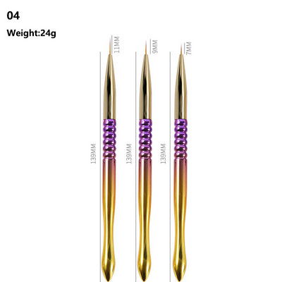 Χονδρική Πινέλο Βαφής Νυχιών για Μανικιούρ Ακρυλικό Στυλό Επέκτασης Γέλης UV για Βερνίκι νυχιών Βούρτσα Σχεδίου Βούρτσα Νυχιών Προμήθειες