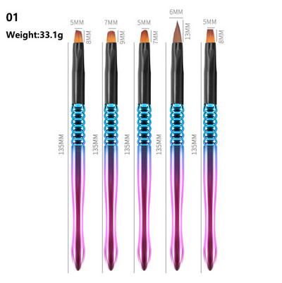 Χονδρική Πινέλο Βαφής Νυχιών για Μανικιούρ Ακρυλικό Στυλό Επέκτασης Γέλης UV για Βερνίκι νυχιών Βούρτσα Σχεδίου Βούρτσα Νυχιών Προμήθειες