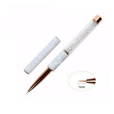 Σετ στυλό νυχιών Nail Art Ακρυλική Υγρή Πούδρα σκάλισμα με προέκταση UV Βούρτσα ζωγραφικής Rose Gold Εργαλείο πινέλου νυχιών