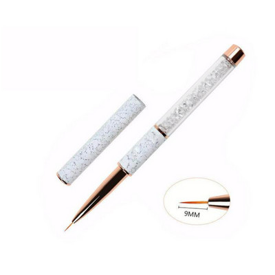 Σετ στυλό νυχιών Nail Art Ακρυλική Υγρή Πούδρα σκάλισμα με προέκταση UV Βούρτσα ζωγραφικής Rose Gold Εργαλείο πινέλου νυχιών