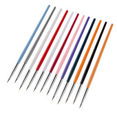 Private Label Nail Art Thin Liner Brush Painting Drawing Eyeliner Bush Set