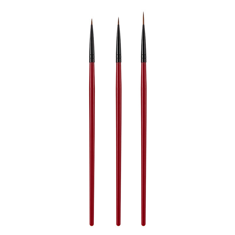 Private Label Nail Art Thin Liner Brush Painting Drawing Eyeliner Bush Set