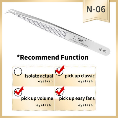 LAGEE ripsmepikenduspintsett mahu täpne luksuslik teemantkäepide 420 roostevabast terasest kvaliteetne kulm nagaraku meigist