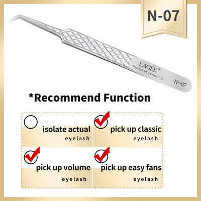 LAGEE ripsmepikenduspintsett mahu täpne luksuslik teemantkäepide 420 roostevabast terasest kvaliteetne kulm nagaraku meigist