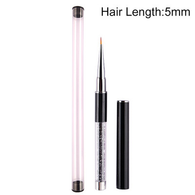 1 tk küünekunsti laineri pintsel 3D näpunäited joontriibud DIY joonistuspliiats UV geelpintslid 3D kivid käepidemed värvimispliiats maniküüri tööriistad