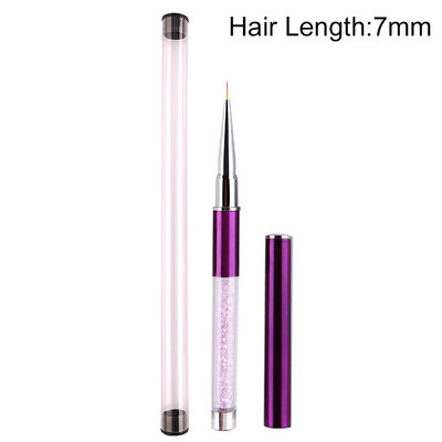 1 tk küünekunsti laineri pintsel 3D näpunäited joontriibud DIY joonistuspliiats UV geelpintslid 3D kivid käepidemed värvimispliiats maniküüri tööriistad