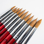 1tk küünekunsti pintsel naaritsa pintsel puidust käepideme geel ehitaja maniküüri joonistusvoodri pintslid küüntele Tööriistad Aksessuaarid Professionaalsed