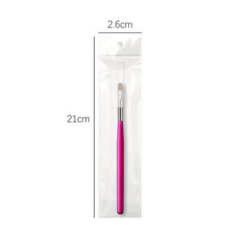 One Pcs Nails Art Brush Solid Color Gradient DIY Round Dizzy Pen Acrylic Extension Builder Coat Paint Pen Аксесоари за маникюр