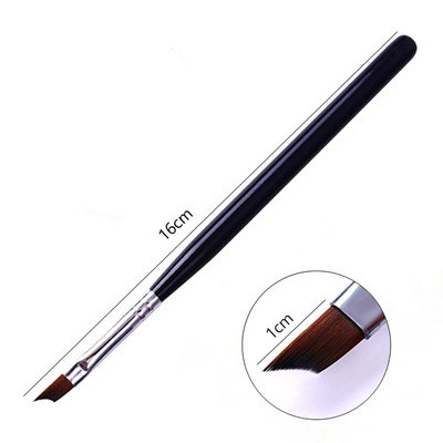 Üks tk küünte kunstipintsel, ühevärviline gradient, DIY ümmargune dizzy pliiats, akrüülpikendus, maniküüri tarvikud.