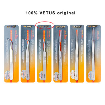 Пинцети от неръждаема стомана VETUS Високопрецизен комплект Удължаване на мигли 3d Удължаване на мигли Vetus Инструменти за пинсети Пинцет