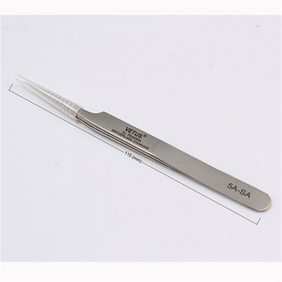 VETUS roostevabast terasest pintsetid suure täpsusega komplekt ripsmepikendus 3d ripsmepikendused Vetus pintsetid tööriistad pintsett