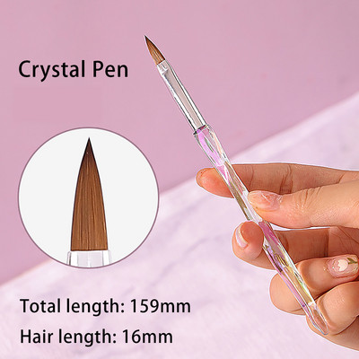 Alati za fototerapiju s četkicom za nokte Set oslikanih olovki za slikanje od 8 komada Kist za crtanje za crtanje Alati za uljepšavanje noktiju Uv gel olovka za kist