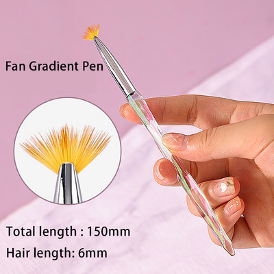 Alati za fototerapiju s četkicom za nokte Set oslikanih olovki za slikanje od 8 komada Kist za crtanje za crtanje Alati za uljepšavanje noktiju Uv gel olovka za kist