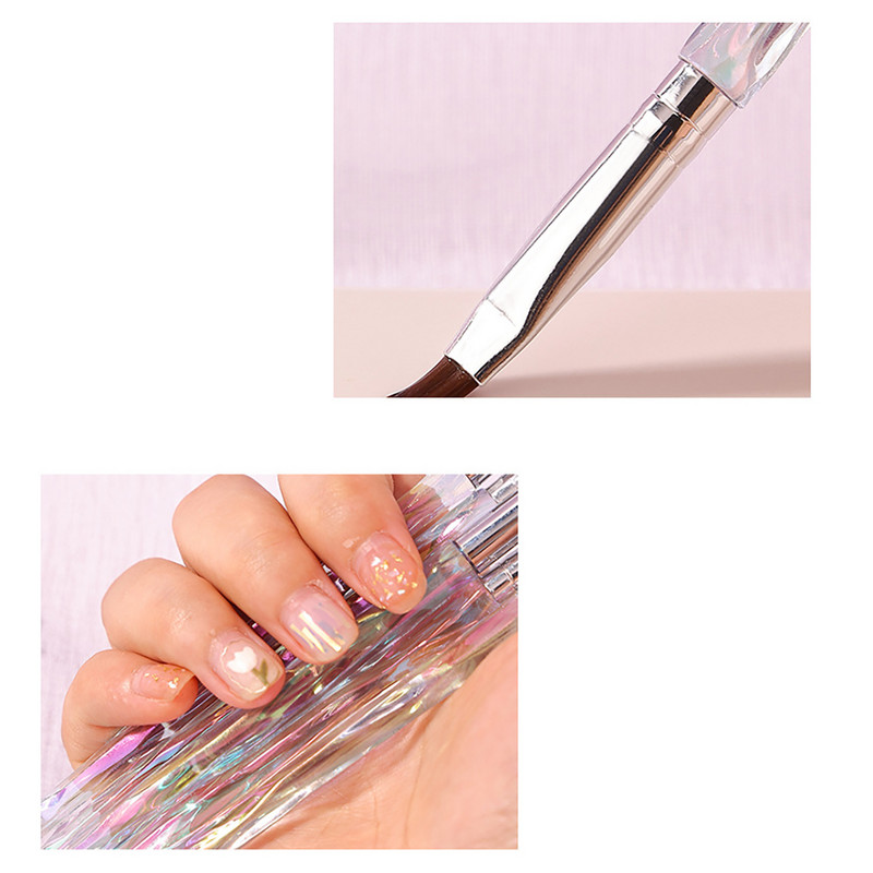 Alati za fototerapiju s četkicom za nokte Set oslikanih olovki za slikanje od 8 komada Kist za crtanje za crtanje Alati za uljepšavanje noktiju Uv gel olovka za kist