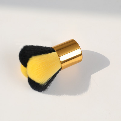 Πινέλο καθαρισμού νυχιών Πινέλο μακιγιάζ Μεταλλική λαβή Βαφή νυχιών Βούρτσα καθαρισμού σκόνης μακιγιάζ Μακιγιάζ Πινέλο αφαίρεσης σκόνης UV