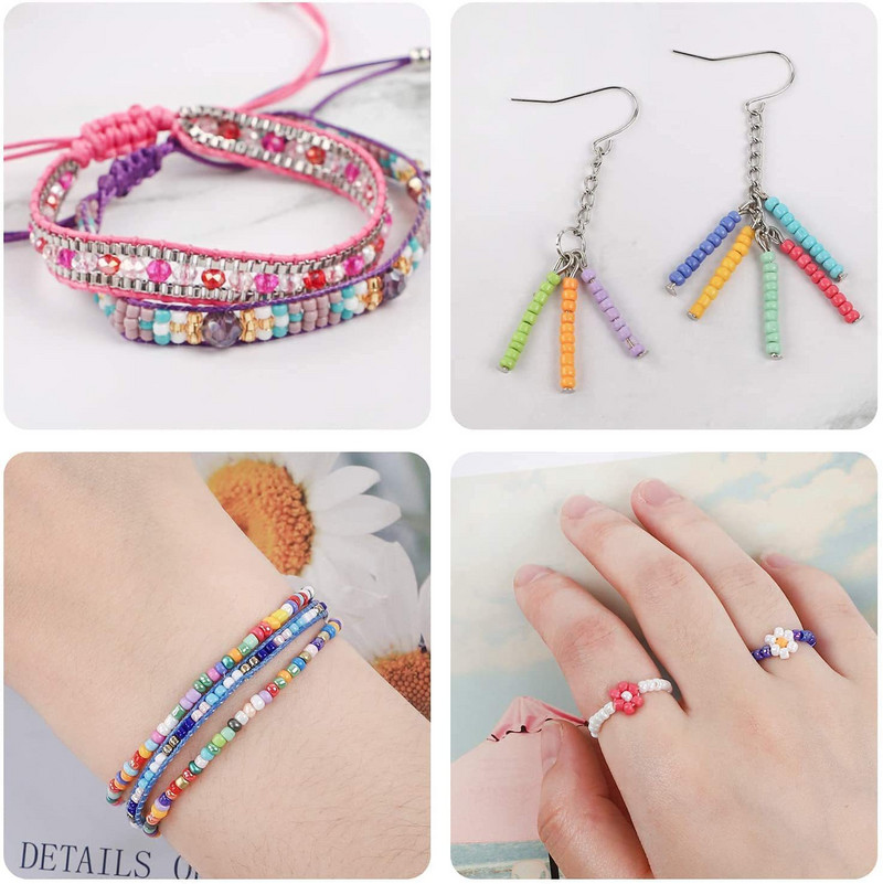 15g 2/3/4 χιλιοστά Charm Τσέχικα γυάλινα σπόροι χάντρες DIY βραχιόλι κολιέ χάντρες για κοσμήματα κατασκευής DIY Σκουλαρίκια χειροποίητα αξεσουάρ