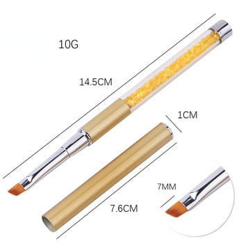 1 бр. Професионални четки за рисуване на нокти Маникюр Liner Dotting Рисуване Рисуване Pen UV Gel Polish Acrylic Paint Accessoires Tools