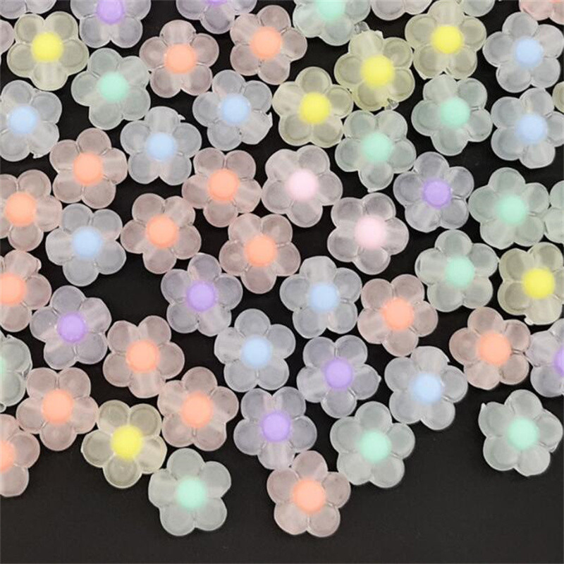 30 tk 12 mm matistav akrüül päevalillehelmed lahtised vahetükid ehete valmistamiseks DIY käsitsi valmistatud materjalist käevõrud tarvikud auk