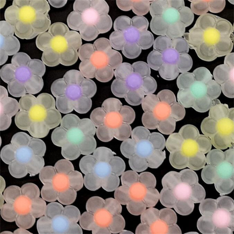 30 tk 12 mm matistav akrüül päevalillehelmed lahtised vahetükid ehete valmistamiseks DIY käsitsi valmistatud materjalist käevõrud tarvikud auk