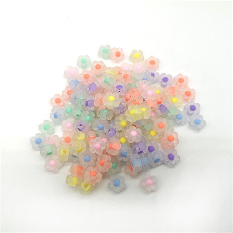 30 tk 12 mm matistav akrüül päevalillehelmed lahtised vahetükid ehete valmistamiseks DIY käsitsi valmistatud materjalist käevõrud tarvikud auk