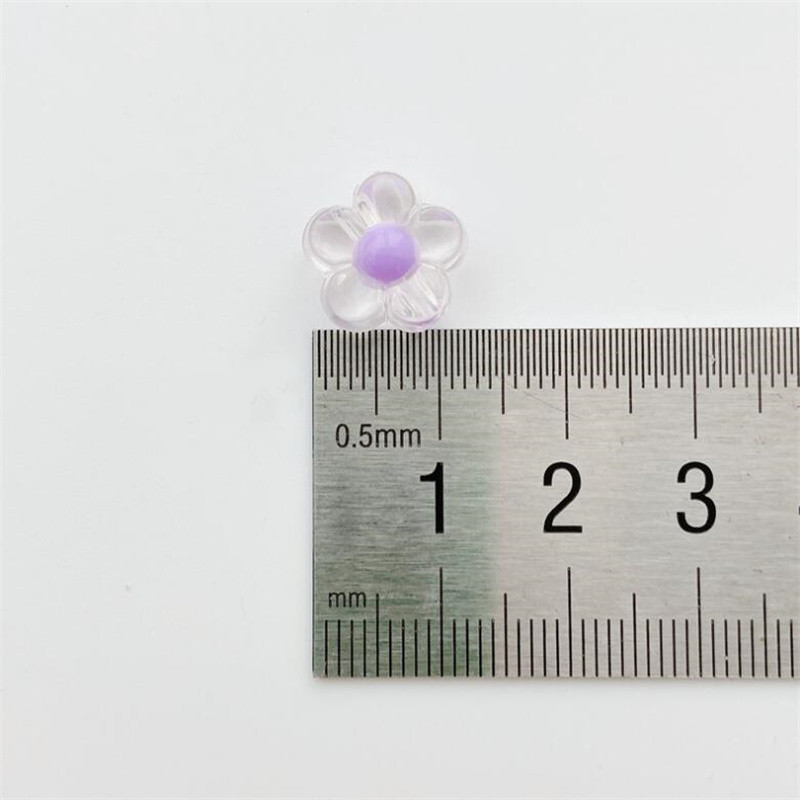 30 tk 12 mm matistav akrüül päevalillehelmed lahtised vahetükid ehete valmistamiseks DIY käsitsi valmistatud materjalist käevõrud tarvikud auk