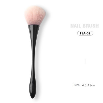 Βούρτσα νυχιών Μαλακή βούρτσα για σκόνη νυχιών UV gel Βερνίκι νυχιών Πολύχρωμη νάιλον βούρτσα για μανικιούρ Επαγγελματικά νύχια Εργαλεία DIY σχεδίασης