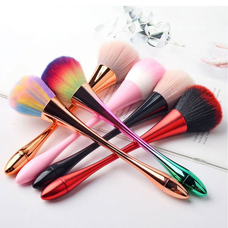 Βούρτσα νυχιών Μαλακή βούρτσα για σκόνη νυχιών UV gel Βερνίκι νυχιών Πολύχρωμη νάιλον βούρτσα για μανικιούρ Επαγγελματικά νύχια Εργαλεία DIY σχεδίασης