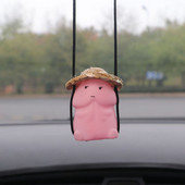 PVC Cartoon Dingding Διακόσμηση αυτοκινήτου Κρεμαστό με καθρέφτη οπισθοπορείας Κρεμαστό γενέθλια Χριστουγεννιάτικη έκπληξη Δώρα παιχνιδιών Αξεσουάρ ταξιδιού αυτοκινήτου