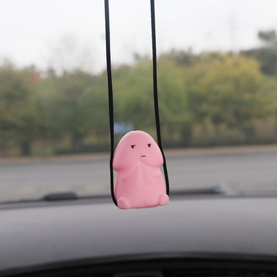 PVC Cartoon Dingding Διακόσμηση αυτοκινήτου Κρεμαστό με καθρέφτη οπισθοπορείας Κρεμαστό γενέθλια Χριστουγεννιάτικη έκπληξη Δώρα παιχνιδιών Αξεσουάρ ταξιδιού αυτοκινήτου