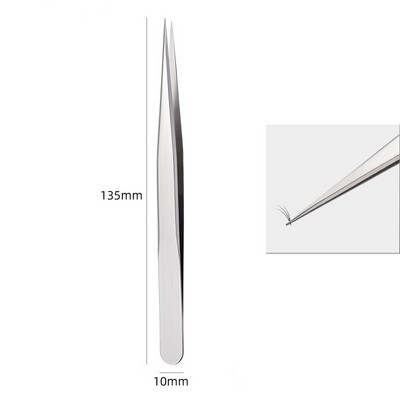 Pinceta za trepavice za nadogradnju trepavica Pinceta za obrve od nehrđajućeg čelika visoke preciznosti VETUS ST 15 Profesionalni alati za šminkanje noktiju