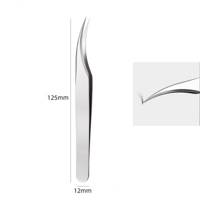 Pinceta za trepavice za nadogradnju trepavica Pinceta za obrve od nehrđajućeg čelika visoke preciznosti VETUS ST 15 Profesionalni alati za šminkanje noktiju