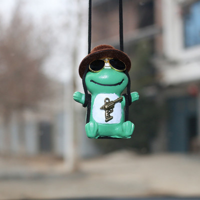 Slatka anime ljuljačka, cijev, pištolj, gitara, lubenica, žaba, privjesak, automatski retrovizor, ukrasi, rođendanski poklon, dodaci za parove