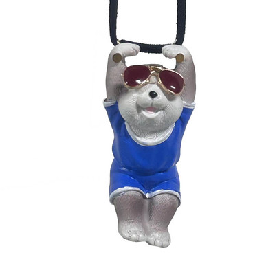 2023 Ρητίνη δαχτυλίδι κουνέλι Αξεσουάρ αυτοκινήτου Sports Rabbit Car Κρεμαστό καθρέφτη οπισθοπορείας Animal Model Κρεμαστό Κρεμαστό Δώρο γενεθλίων