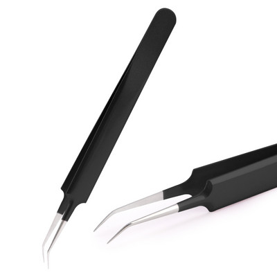 Pensete din oțel inoxidabil Multicolore pentru extensia genelor Set de pensete pentru extensia genelor de înaltă precizie Instrumente de machiaj cu vârf subțire