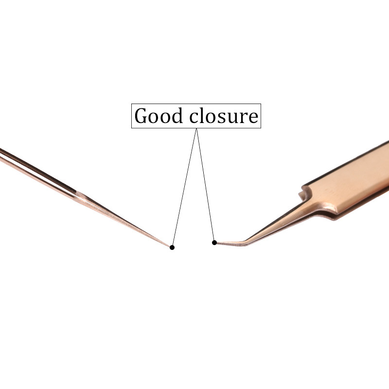 Pensete din oțel inoxidabil Multicolore pentru extensia genelor Set de pensete pentru extensia genelor de înaltă precizie Instrumente de machiaj cu vârf subțire
