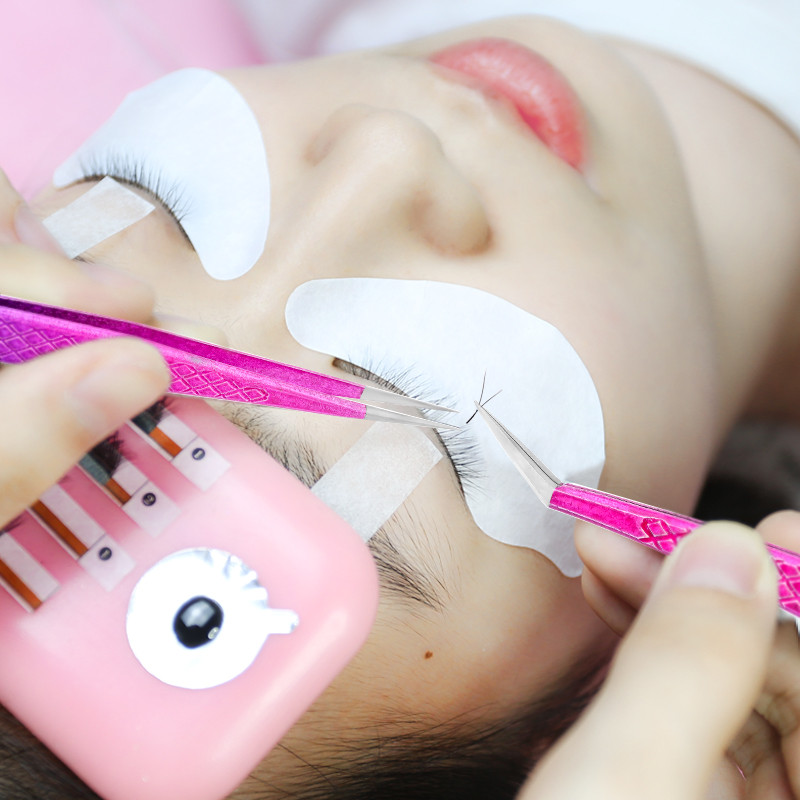 Uued ripsmepikenduspintsetid gradient jäälill roostevabast terasest mittemagnetilised kulmupintsetid volüümi meigitööriistad tarvikud