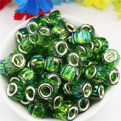 10Pcs/Lot prugasta velika rupa europske DIY razmaknice perle za izradu nakita privjesci odgovaraju Pandora narukvici zmijski lanac ogrlica