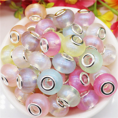 10Pcs/Lot prugasta velika rupa europske DIY razmaknice perle za izradu nakita privjesci odgovaraju Pandora narukvici zmijski lanac ogrlica