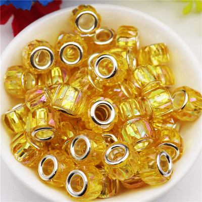 10Pcs/Lot prugasta velika rupa europske DIY razmaknice perle za izradu nakita privjesci odgovaraju Pandora narukvici zmijski lanac ogrlica