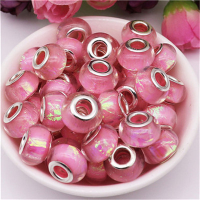 10Pcs/Lot prugasta velika rupa europske DIY razmaknice perle za izradu nakita privjesci odgovaraju Pandora narukvici zmijski lanac ogrlica