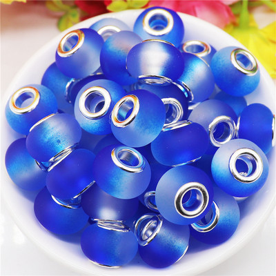 10Pcs/Lot prugasta velika rupa europske DIY razmaknice perle za izradu nakita privjesci odgovaraju Pandora narukvici zmijski lanac ogrlica