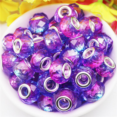 10Pcs/Lot prugasta velika rupa europske DIY razmaknice perle za izradu nakita privjesci odgovaraju Pandora narukvici zmijski lanac ogrlica