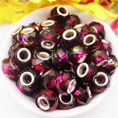 10Pcs/Lot prugasta velika rupa europske DIY razmaknice perle za izradu nakita privjesci odgovaraju Pandora narukvici zmijski lanac ogrlica