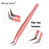 Meigitööriistad Fiber Tips Ripsmepikenduspintsetid Professionaalsed Lash Perfect Grip Pintsetid Hulgimüüja Wendy Lashes